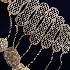 Gold Coin Chain Necklace